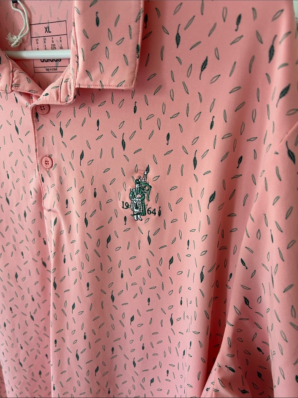 NWOT Men’s Adidas Golf Polo. Size XL. PTP 25”. - Picture 8 of 8